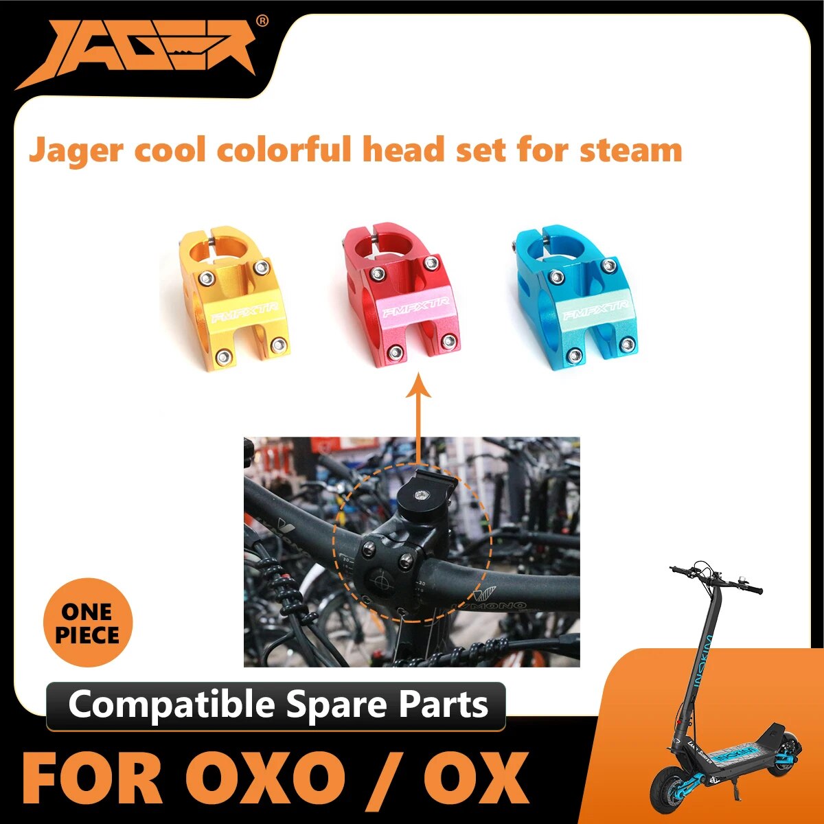 Jager head set for steam compatible Inokim parts