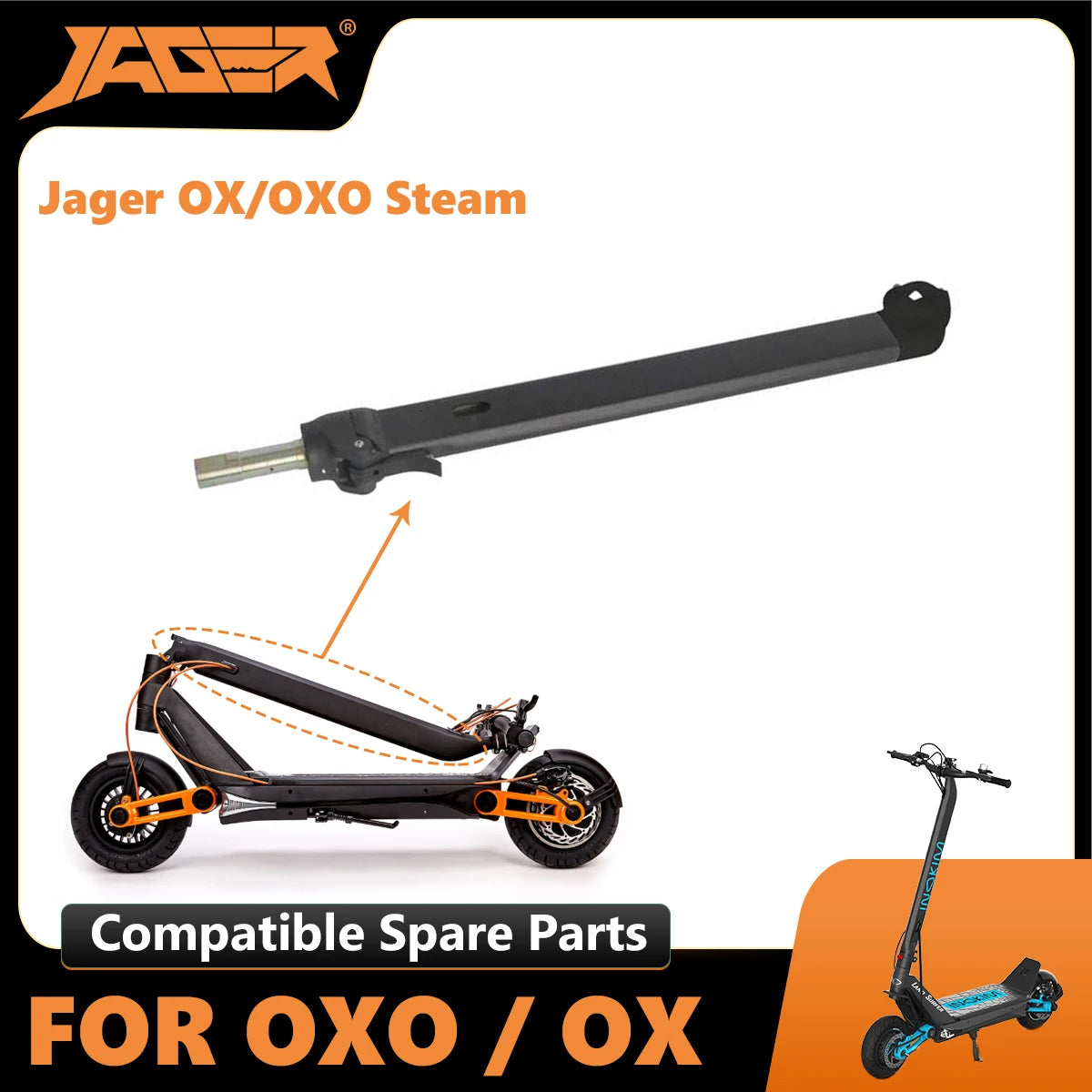 Jager steam compatible with Inokim OX/OXO best upgrade solution inokim parts accessories