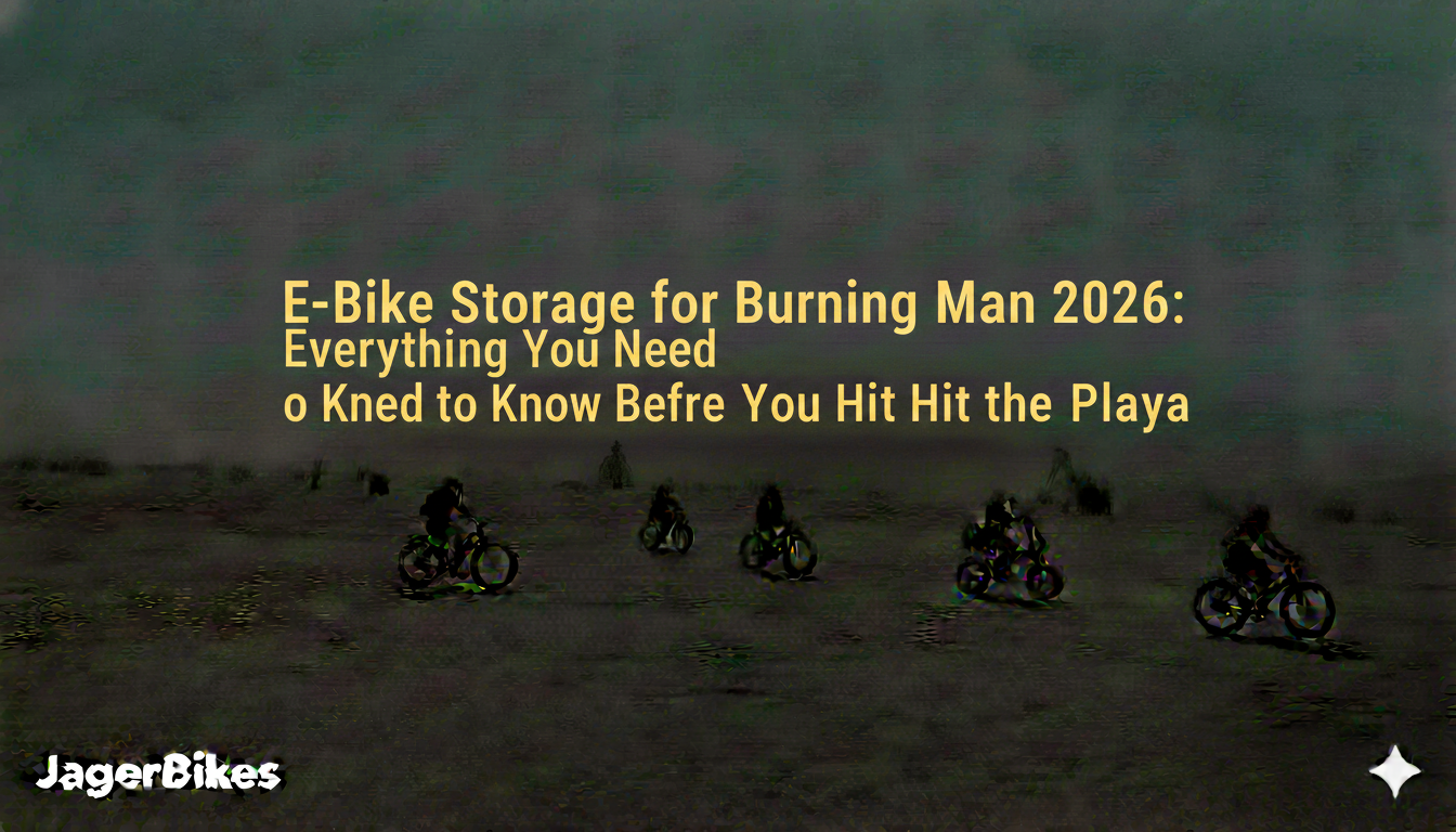 E-Bike Storage for Burning Man 2026: Everything You Need to Know Before You Hit the Playa