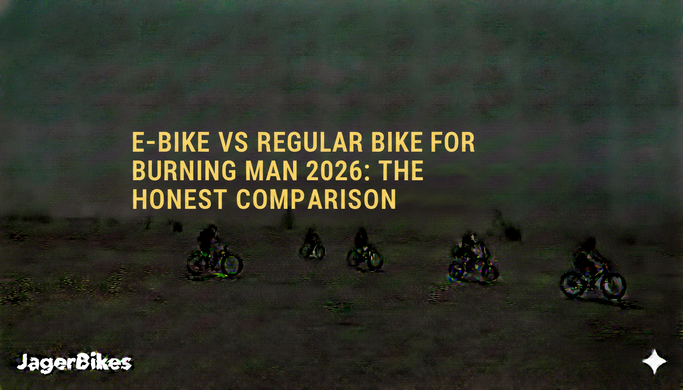 E-Bike vs Regular Bike for Burning Man 2026: The Honest Comparison