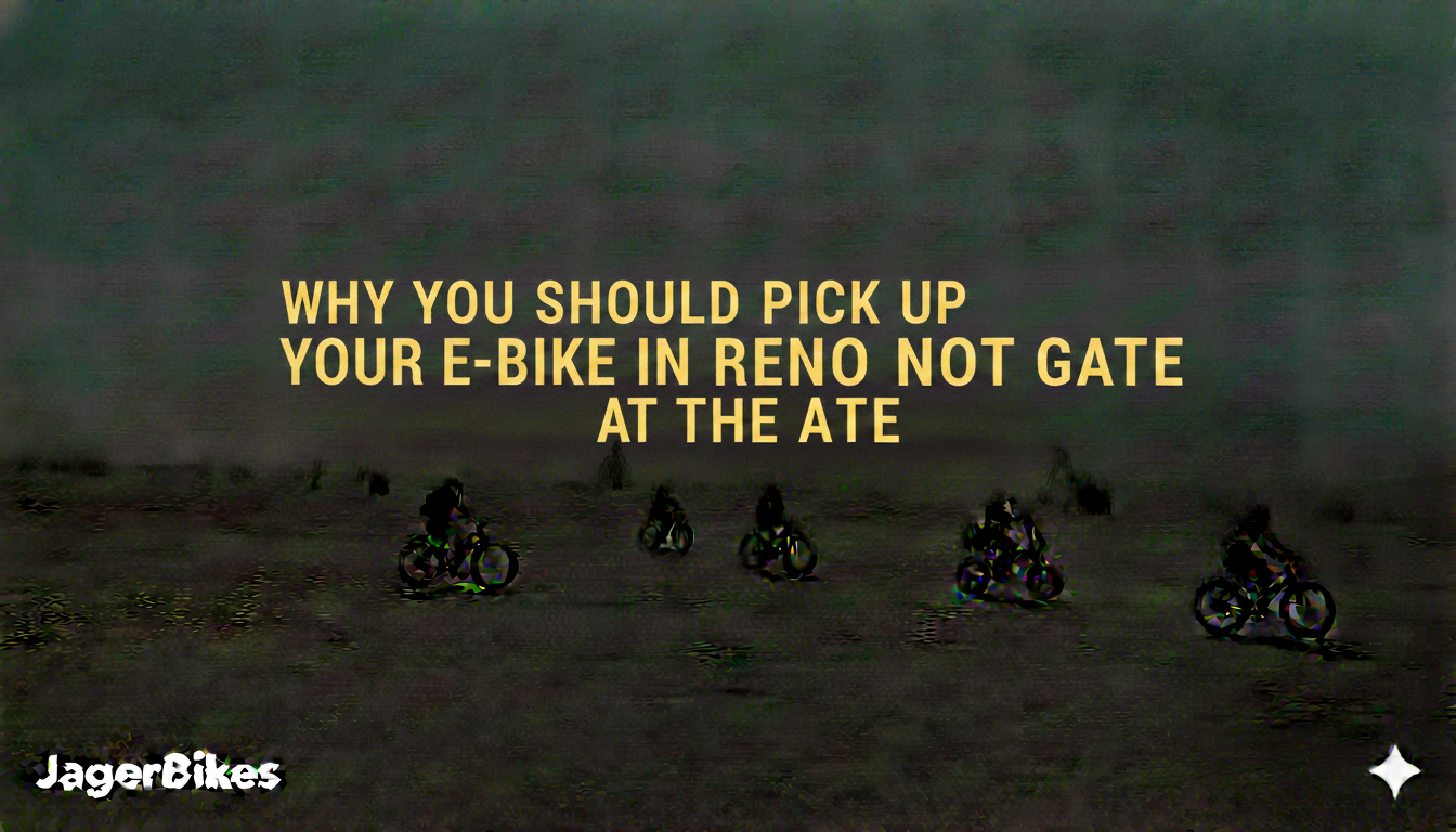 Why You Should Pick Up Your E-Bike in Reno Not at the Gate