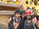 Beautiful Burning Man Family