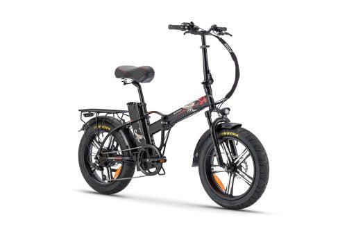 Burner S4 e-bike tire closeup — 4 inch fat tires for playa flotation
