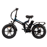 Burner X4 LED — Burning Man 2026 E-Bike Rental | RGB LED Fat Tire Folding E-Bike | Reno NV from $750