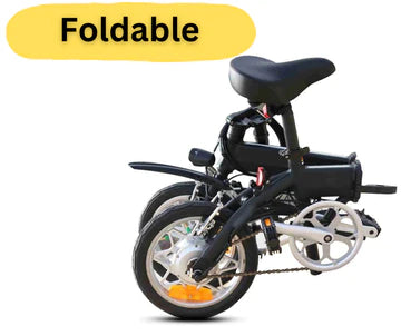 Playa Pixie folding e-bike handlebar detail — Jagerbikes playa fleet