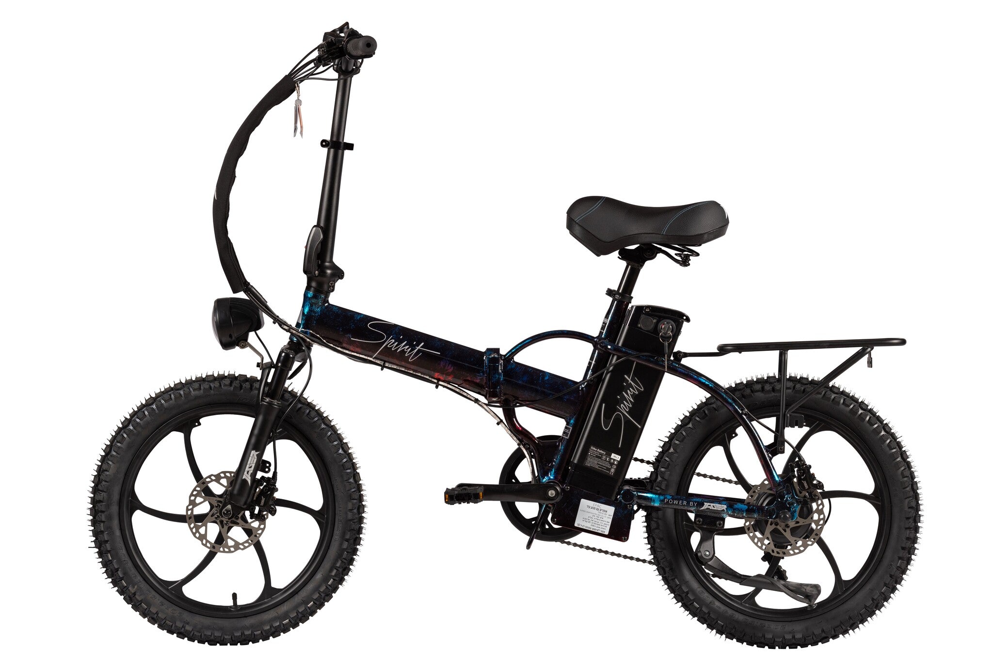Burner Spirit LED 3 Inch Off Road — Burning Man 2026 E-Bike Rental |Folding E-Bike | Reno NV from $700