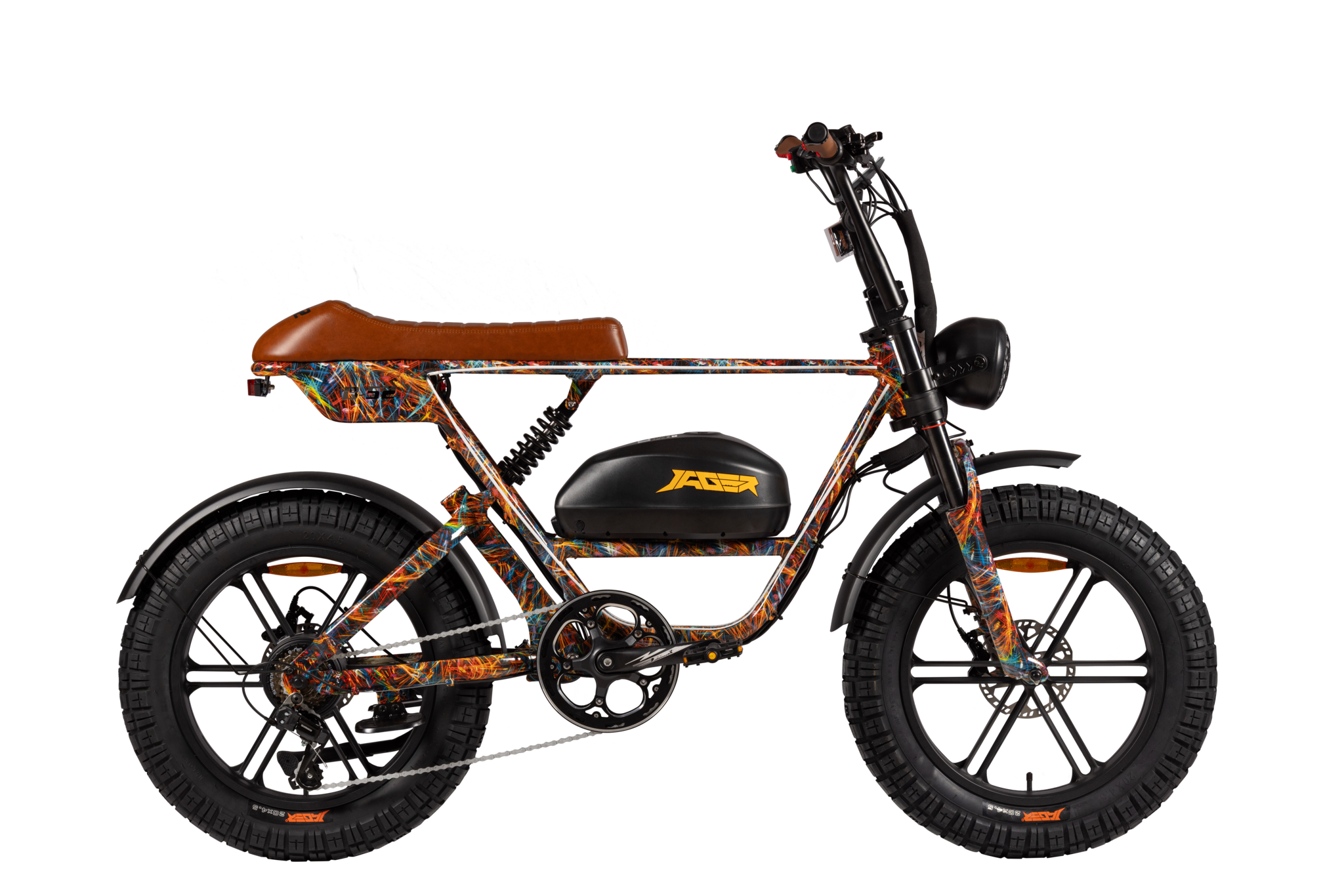 Burner B52 LED — Burning Man 2026 E-Bike Rental | Glow-in-the-Dark Fat Tire Cruiser | Reno NV from $1,500