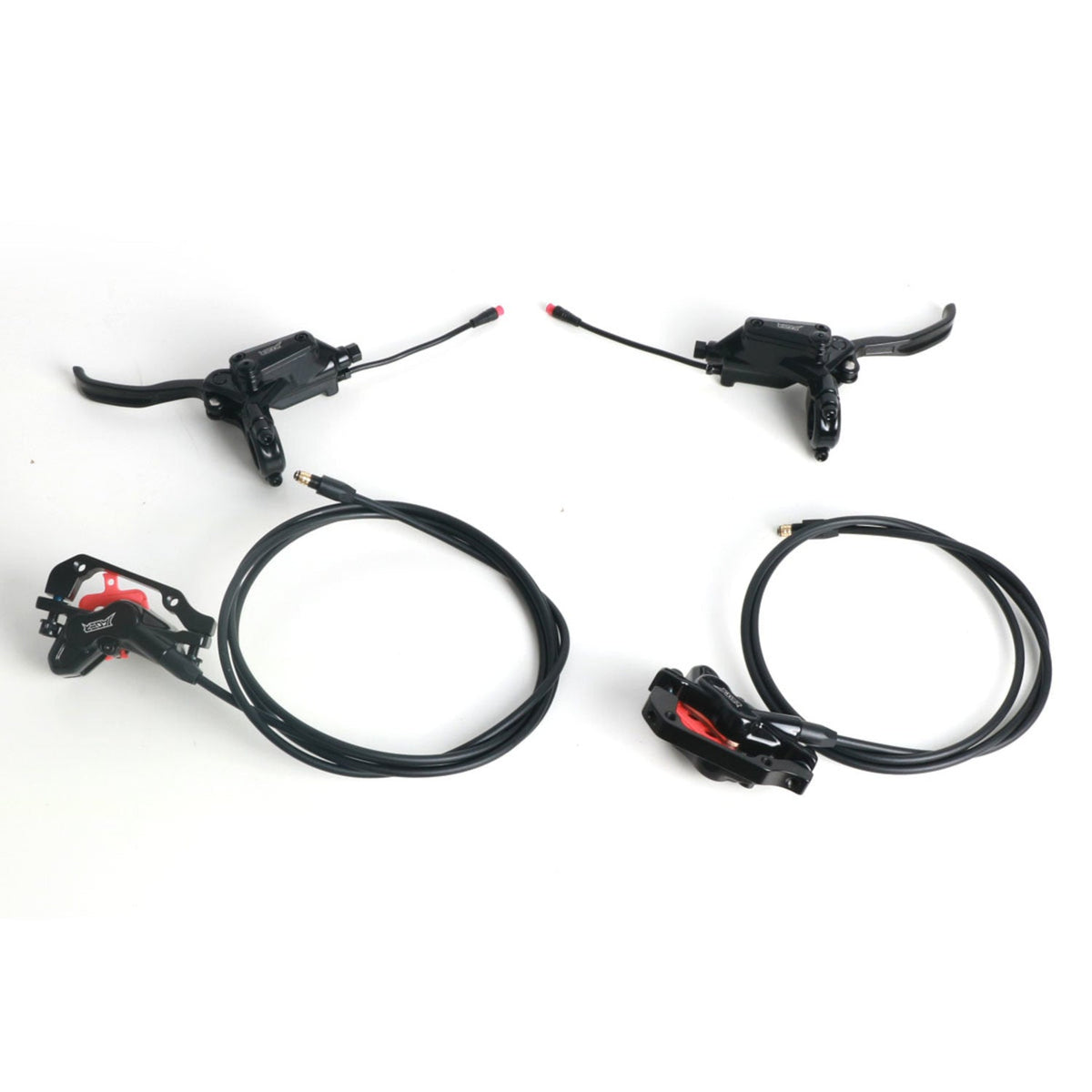 Jager Electric Scooter Hydraulic Brake 4 Piston System For High Speed And Safe Brake