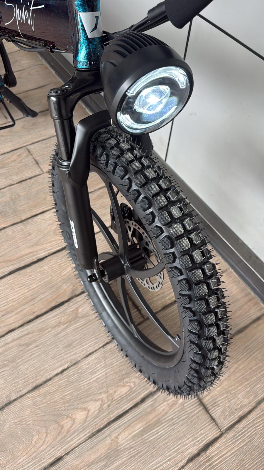 Burner Spirit LED — Burning Man 2026 E-Bike Rental | LED Off-Road Folding E-Bike | Reno NV from $550
