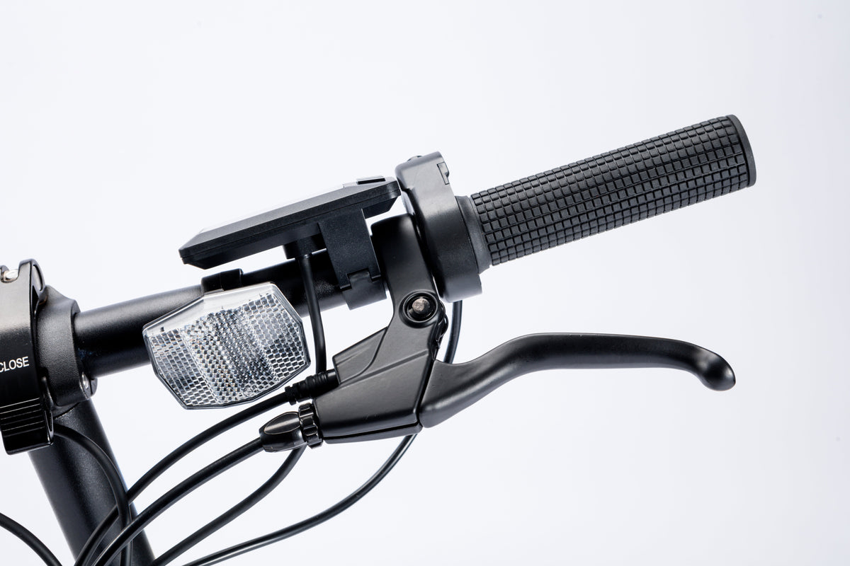 Jager Pixie electric bike handlebar phone mount front light