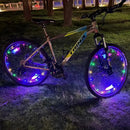 LED Bike Wheel Light With String Lights