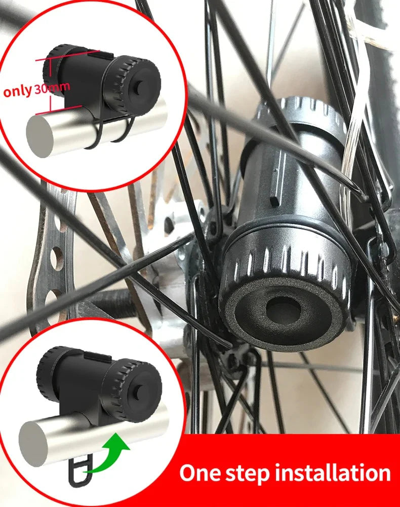 LED Bike Wheel Light With String Lights