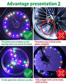 LED Bike Wheel Light With String Lights