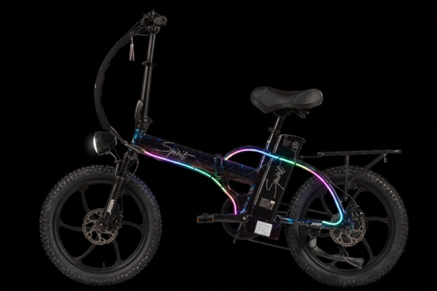 Burner Spirit LED 3 Inch Off Road — Burning Man 2026 E-Bike Rental |Folding E-Bike | Reno NV from $700