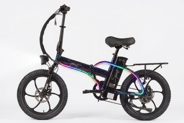 Burner Spirit LED 3 Inch Off Road — Burning Man 2026 E-Bike Rental |Folding E-Bike | Reno NV from $700