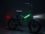 Burner X4.5 LED — Burning Man 2027 E-Bike Rental | RGB LED Fat Tire Folding E-Bike | Reno NV from $990